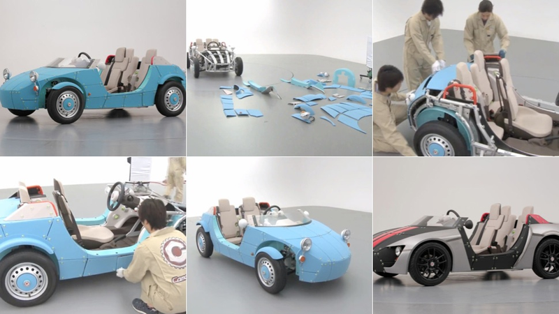Illustration for article titled Here's a Car You Assemble Entirely By Hand